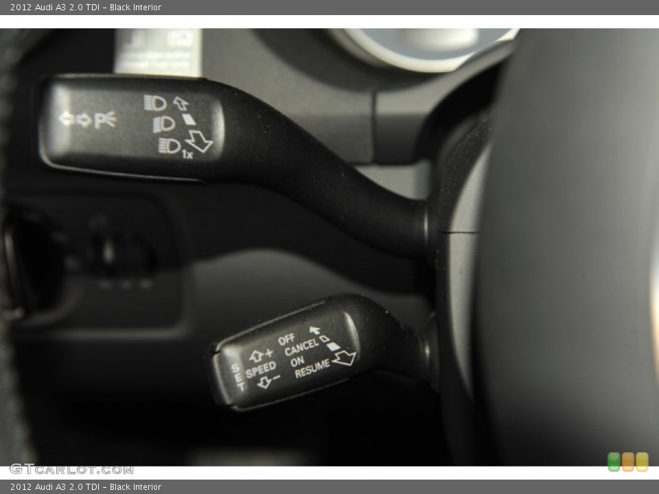 Black Interior Controls for the 2012 Audi A3 2.0 TDI #56655957