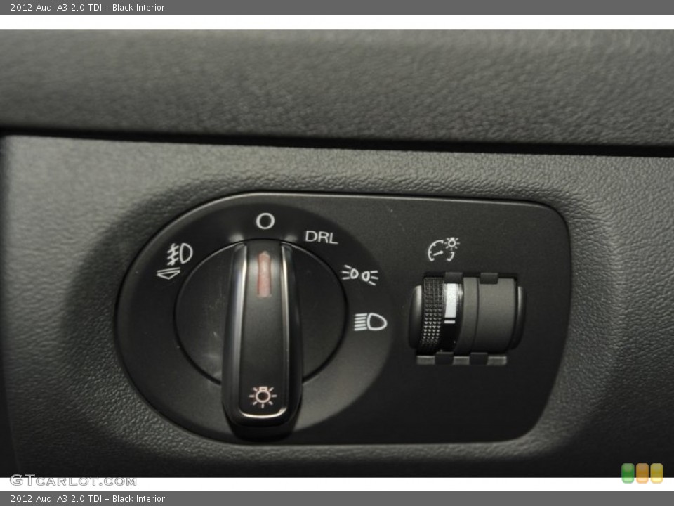 Black Interior Controls for the 2012 Audi A3 2.0 TDI #56655966