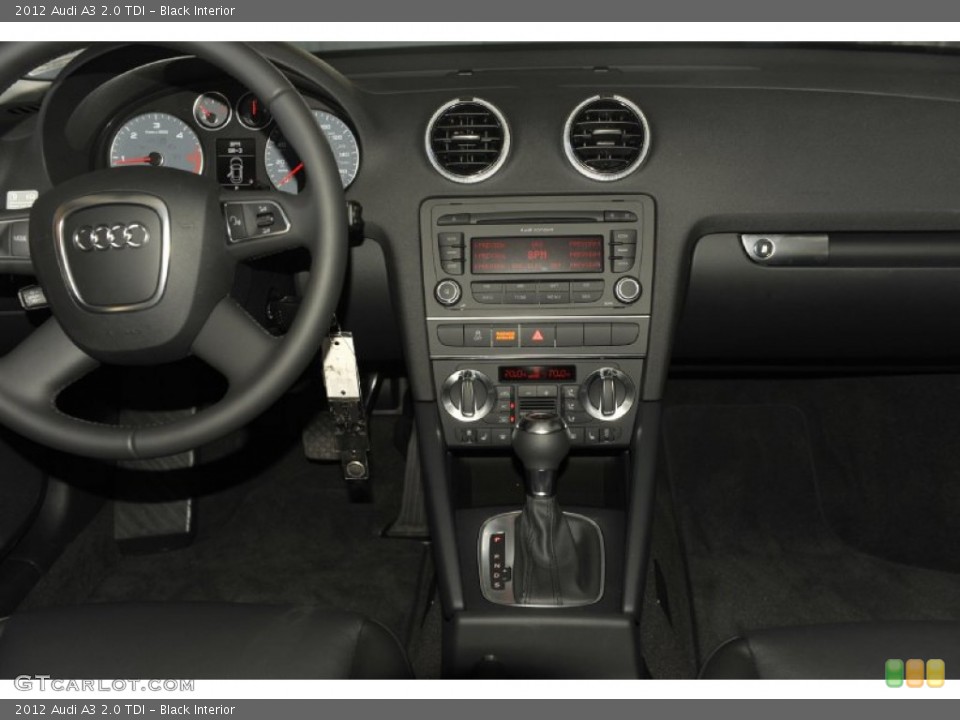 Black Interior Dashboard for the 2012 Audi A3 2.0 TDI #56655996
