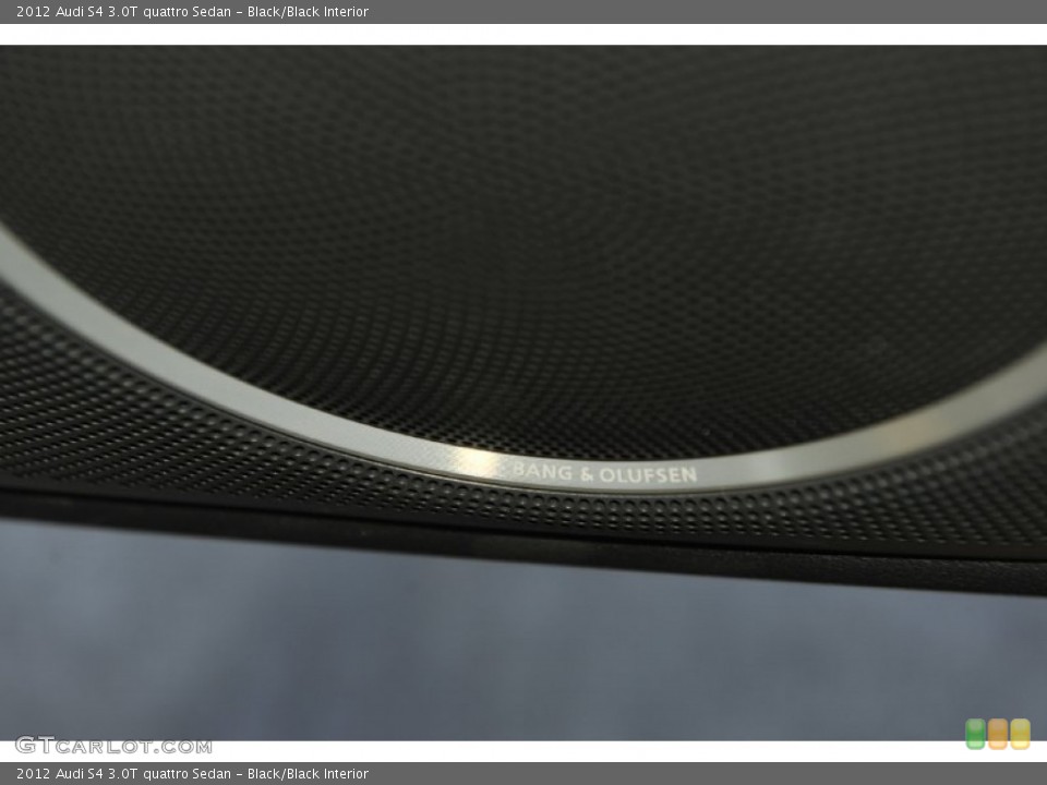 Black/Black Interior Audio System for the 2012 Audi S4 3.0T quattro Sedan #56656536