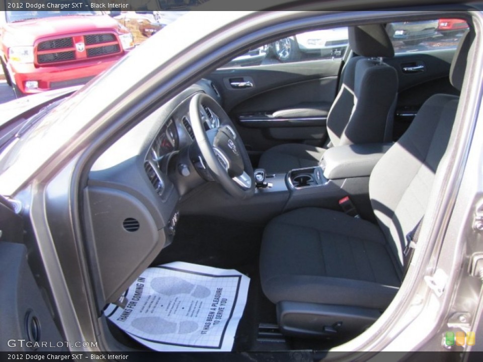 Black Interior Photo for the 2012 Dodge Charger SXT #56656623