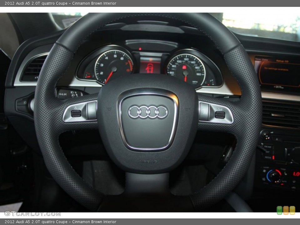 Cinnamon Brown Interior Steering Wheel for the 2012 Audi A5 2.0T quattro Coupe #56656866