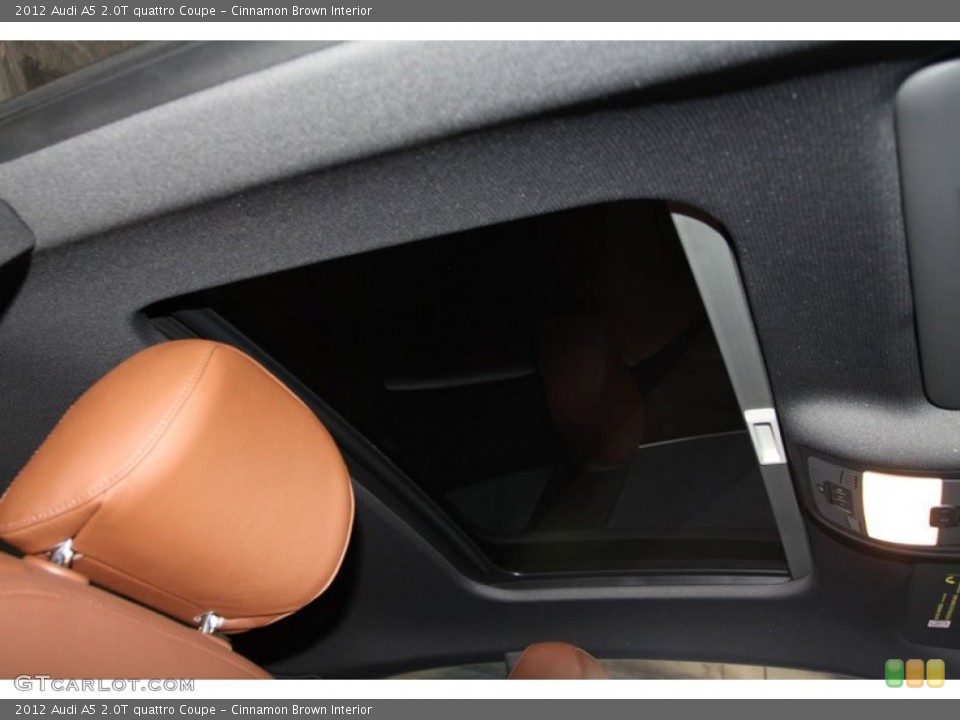 Cinnamon Brown Interior Sunroof for the 2012 Audi A5 2.0T quattro Coupe #56656950