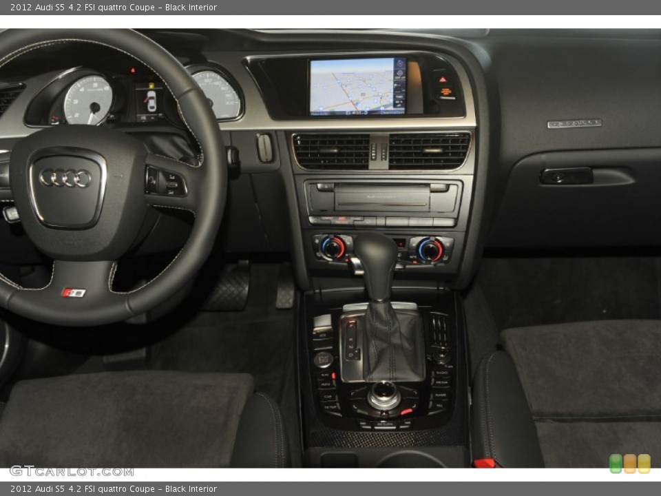Black Interior Dashboard for the 2012 Audi S5 4.2 FSI quattro Coupe #56657373