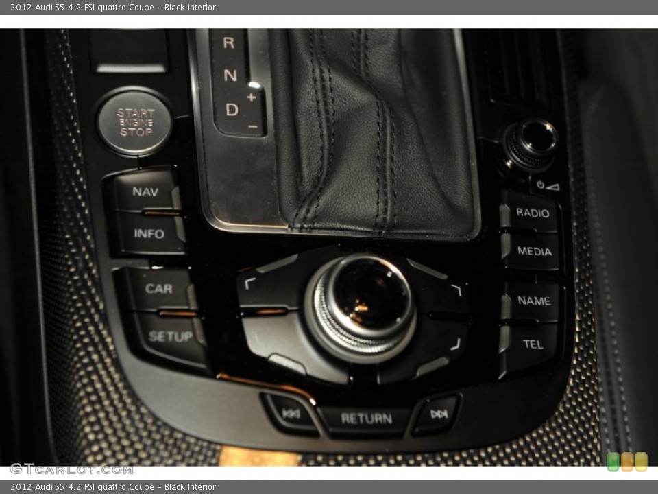 Black Interior Controls for the 2012 Audi S5 4.2 FSI quattro Coupe #56657451