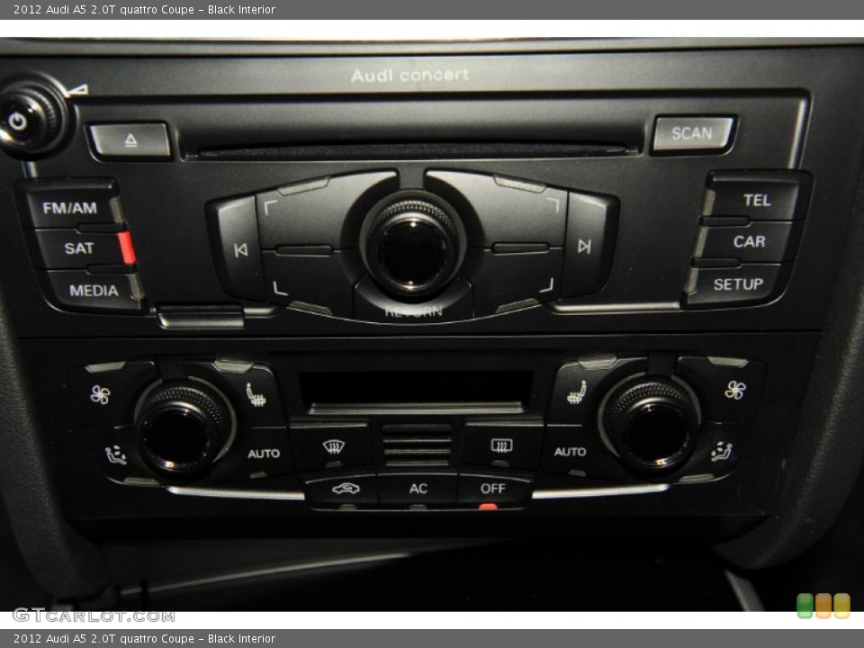 Black Interior Controls for the 2012 Audi A5 2.0T quattro Coupe #56657766