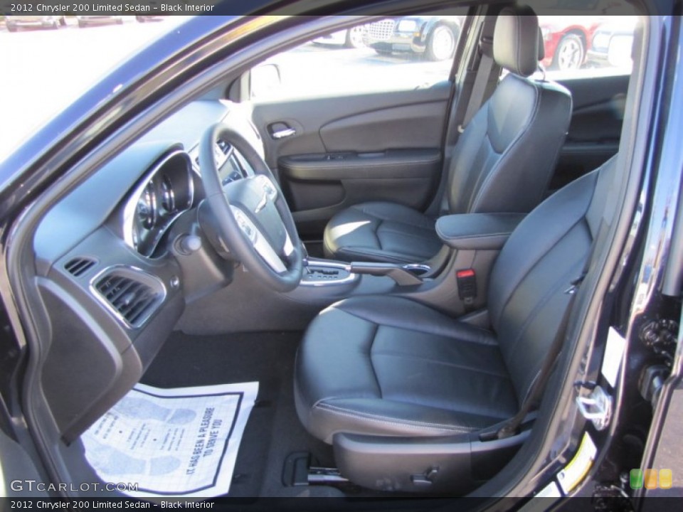 Black Interior Photo for the 2012 Chrysler 200 Limited Sedan #56657826