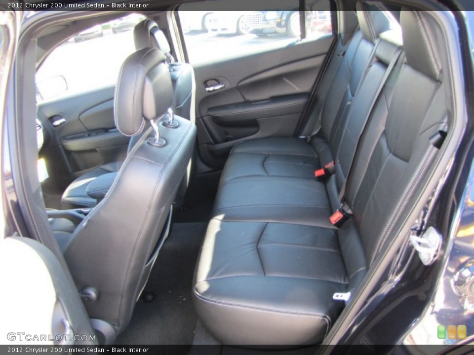 Black Interior Photo for the 2012 Chrysler 200 Limited Sedan #56657832