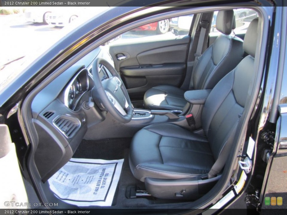 Black Interior Photo for the 2012 Chrysler 200 Limited Sedan #56657921