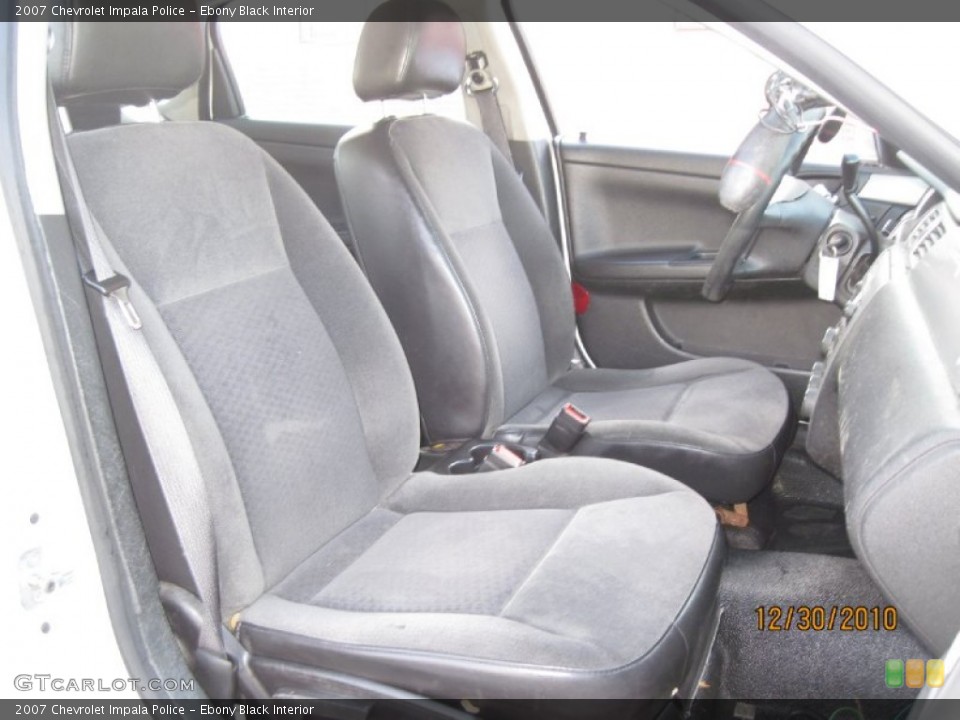 Ebony Black Interior Photo for the 2007 Chevrolet Impala Police #56660436