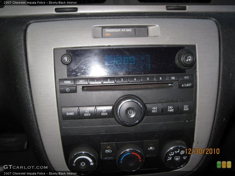 Ebony Black Interior Audio System for the 2007 Chevrolet Impala Police #56660464