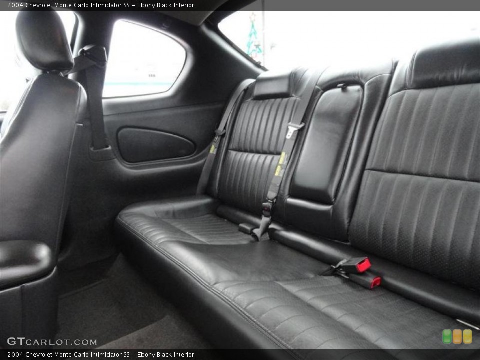 Ebony Black Interior Photo for the 2004 Chevrolet Monte Carlo Intimidator SS #56661099