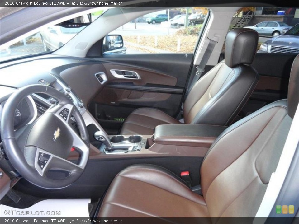 Jet Black/Brownstone Interior Photo for the 2010 Chevrolet Equinox LTZ AWD #56661375