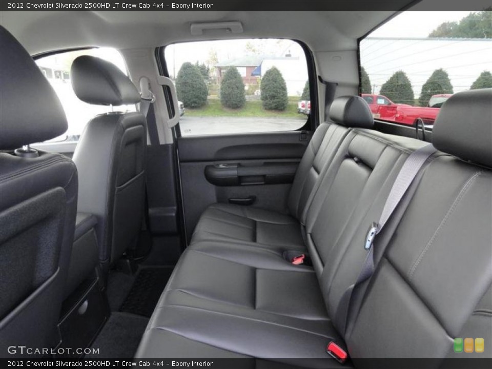 Ebony Interior Photo for the 2012 Chevrolet Silverado 2500HD LT Crew Cab 4x4 #56662506