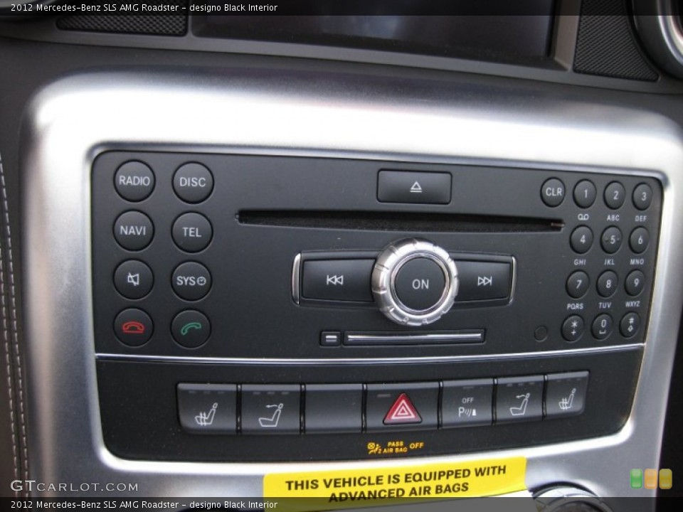 designo Black Interior Audio System for the 2012 Mercedes-Benz SLS AMG Roadster #56663433
