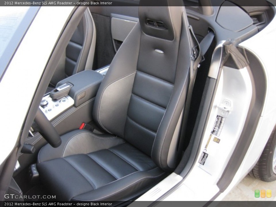 designo Black Interior Photo for the 2012 Mercedes-Benz SLS AMG Roadster #56663484