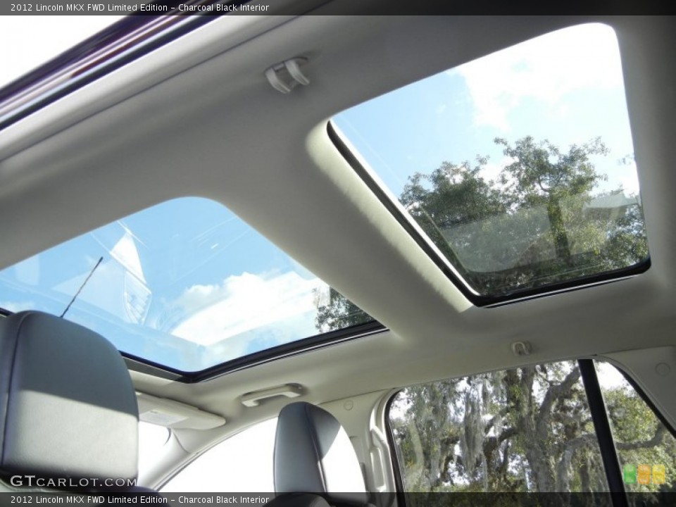 Charcoal Black Interior Sunroof for the 2012 Lincoln MKX FWD Limited Edition #56663862