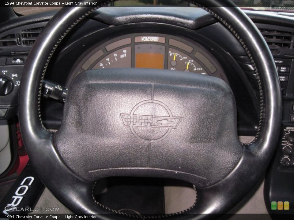 Light Gray Interior Steering Wheel for the 1994 Chevrolet Corvette Coupe #56664366