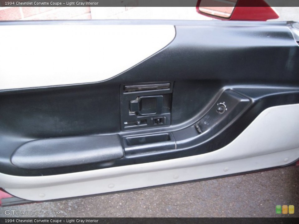 Light Gray Interior Door Panel for the 1994 Chevrolet Corvette Coupe #56664399