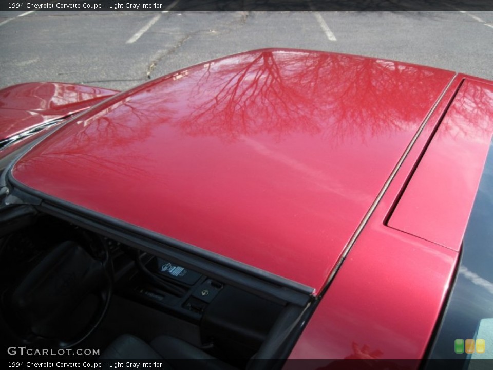Light Gray Interior Sunroof for the 1994 Chevrolet Corvette Coupe #56664492