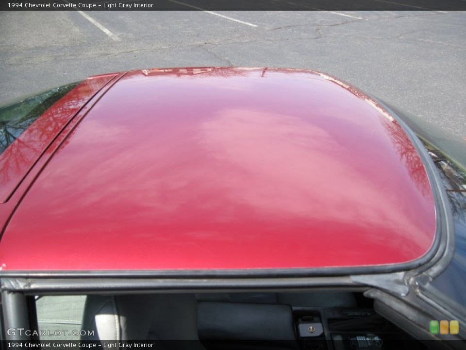 Light Gray Interior Sunroof for the 1994 Chevrolet Corvette Coupe #56664500