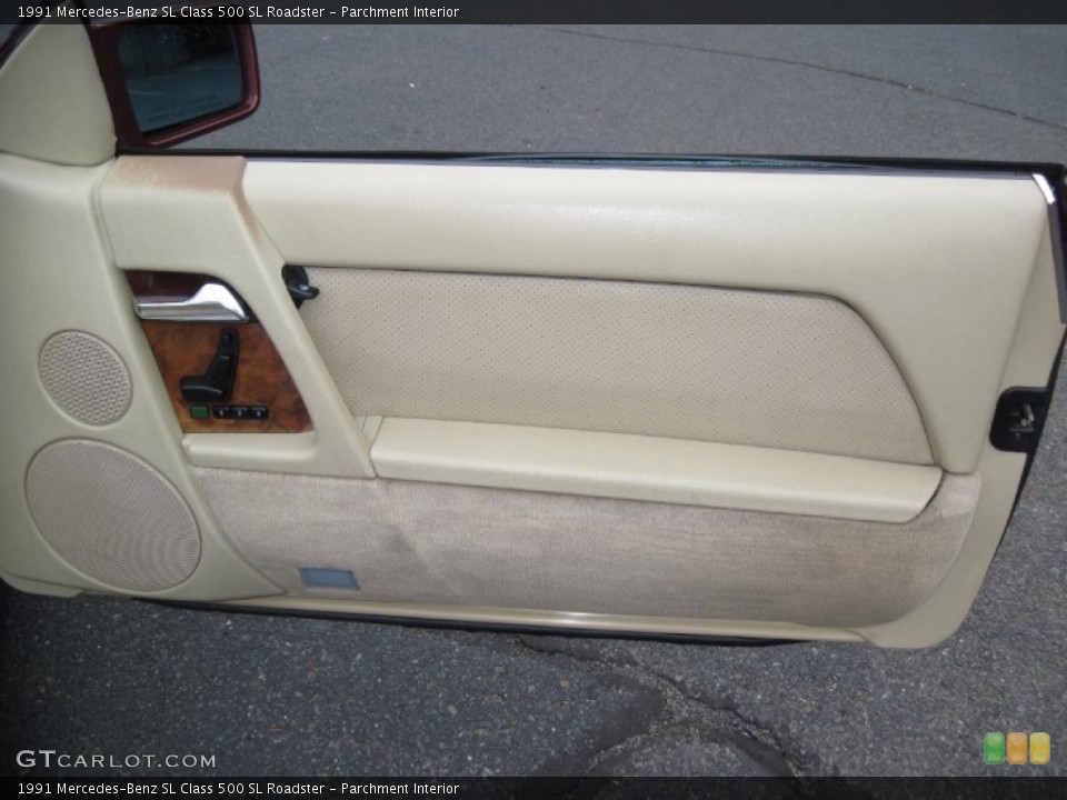 Parchment Interior Door Panel for the 1991 Mercedes-Benz SL Class 500 SL Roadster #56665077