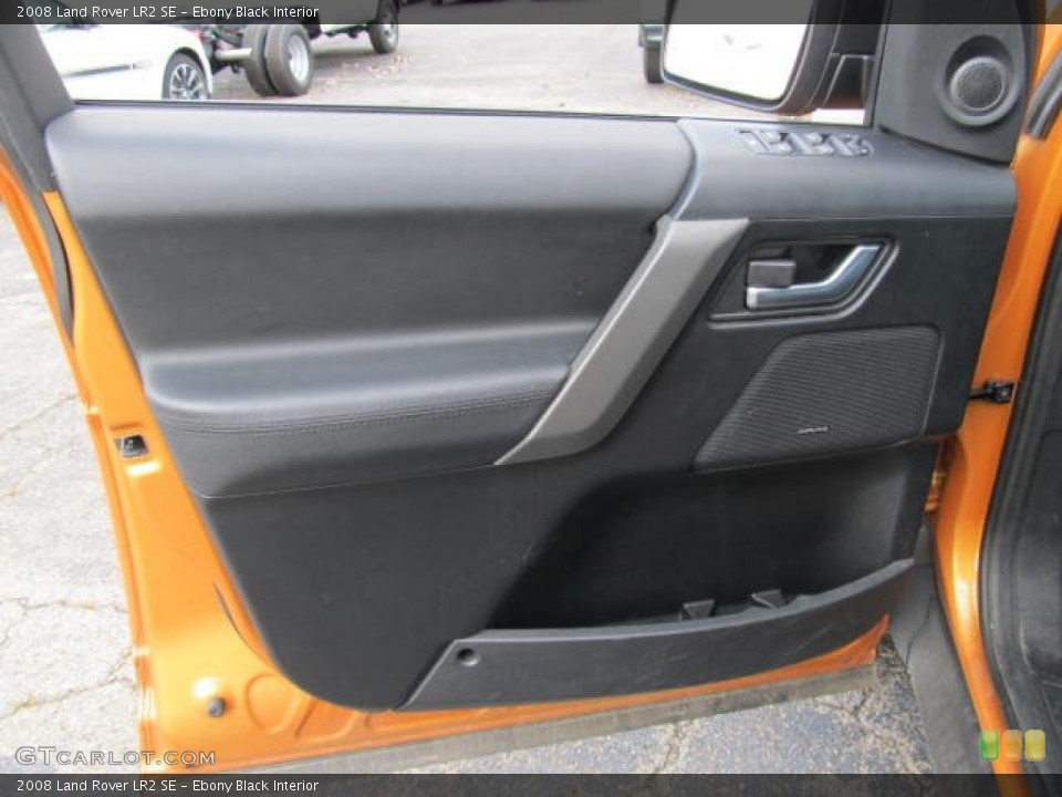 Ebony Black Interior Door Panel for the 2008 Land Rover LR2 SE #56665215