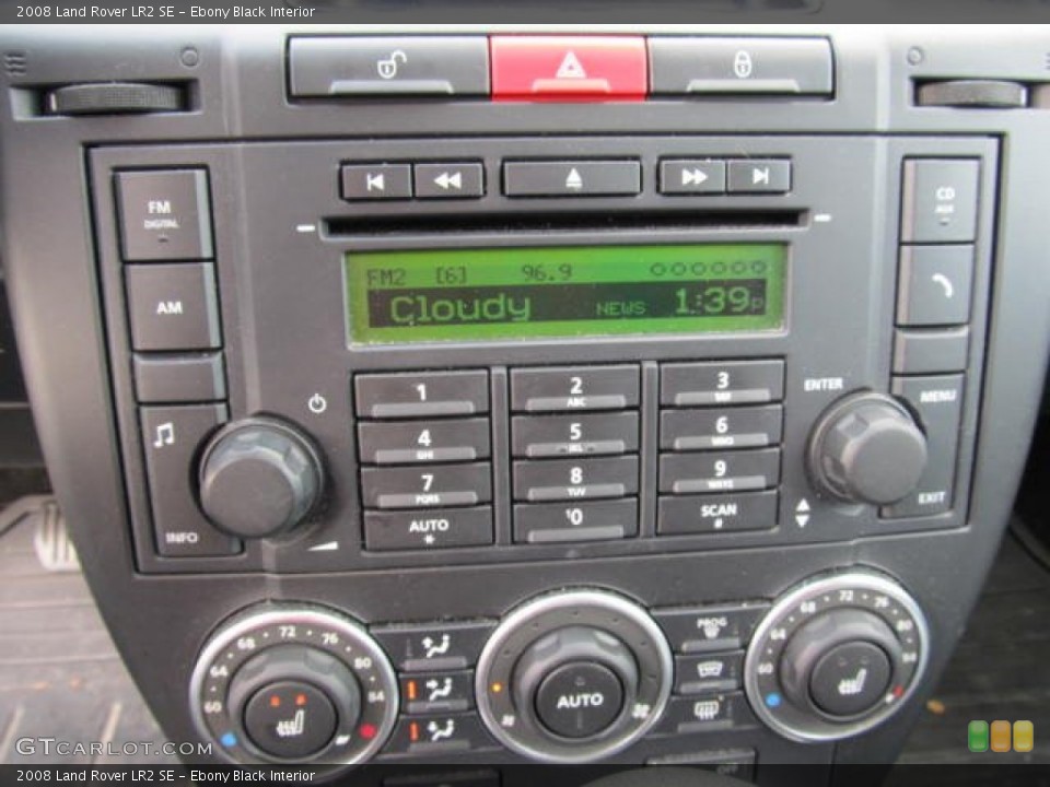 Ebony Black Interior Audio System for the 2008 Land Rover LR2 SE #56665251