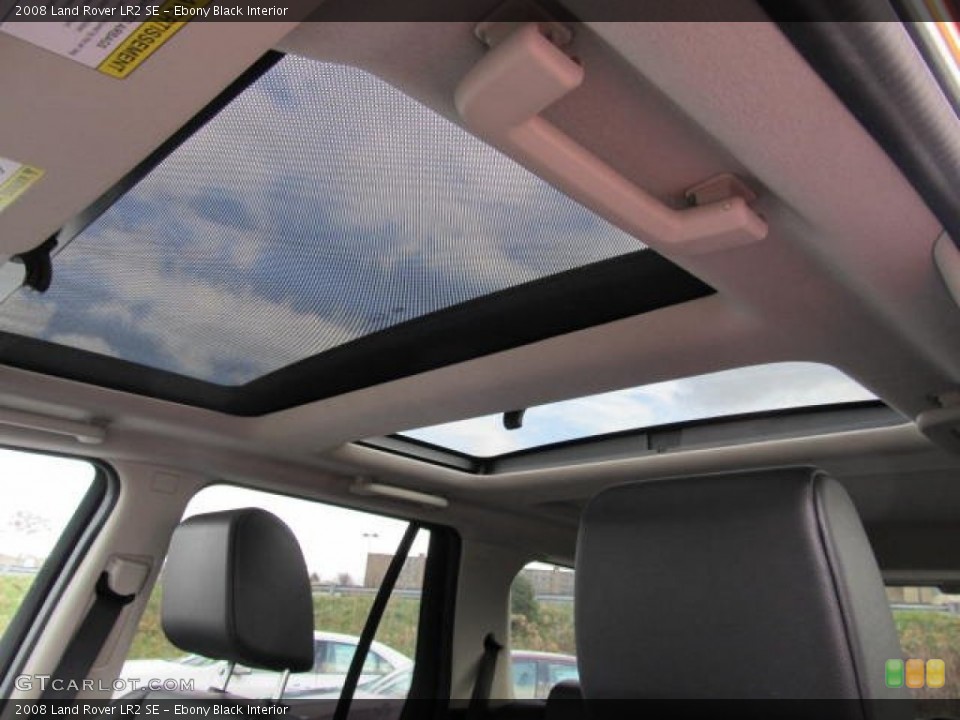 Ebony Black Interior Sunroof for the 2008 Land Rover LR2 SE #56665269