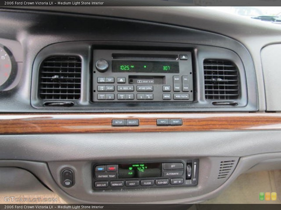 Medium Light Stone Interior Controls for the 2006 Ford Crown Victoria LX #56665374