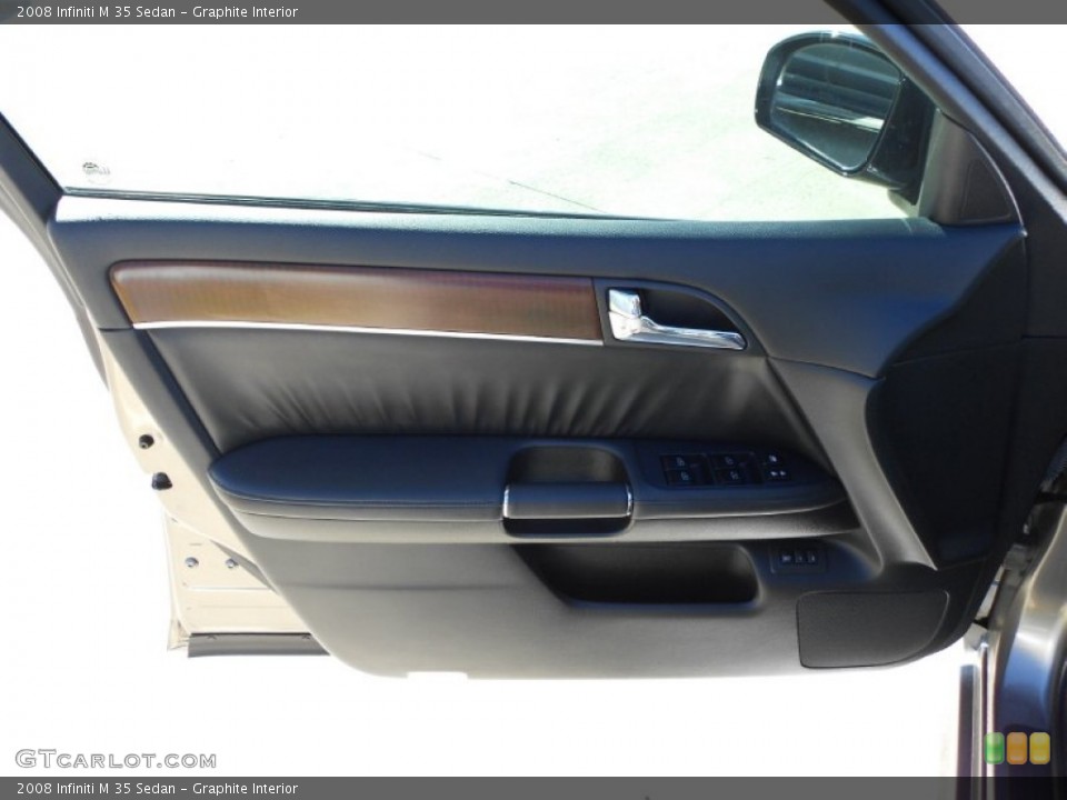 Graphite Interior Door Panel for the 2008 Infiniti M 35 Sedan #56665809