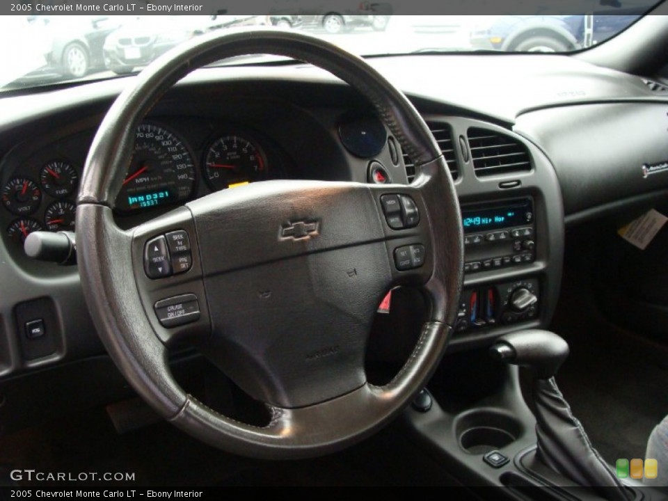 Ebony Interior Steering Wheel for the 2005 Chevrolet Monte Carlo LT #56672832