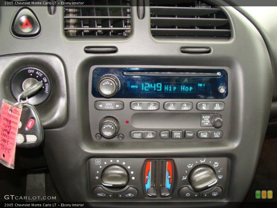 Ebony Interior Audio System for the 2005 Chevrolet Monte Carlo LT #56672838