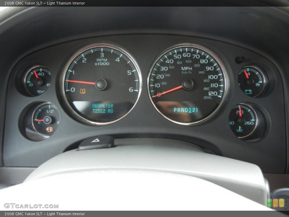 Light Titanium Interior Gauges for the 2008 GMC Yukon SLT #56677551