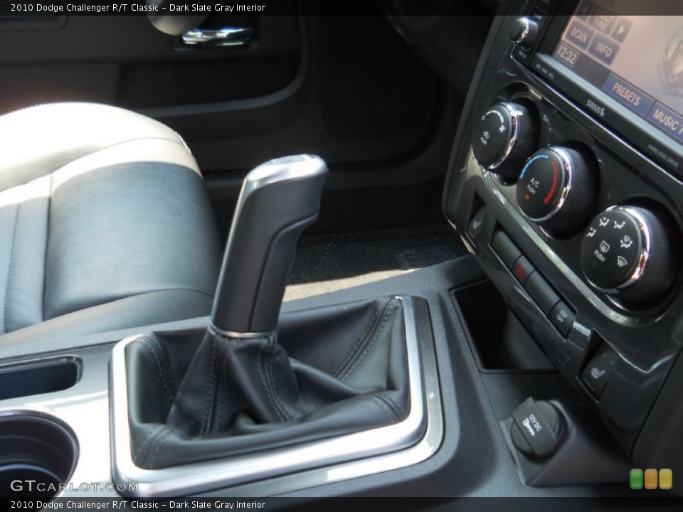 Dark Slate Gray Interior Transmission for the 2010 Dodge Challenger R/T Classic #56680396