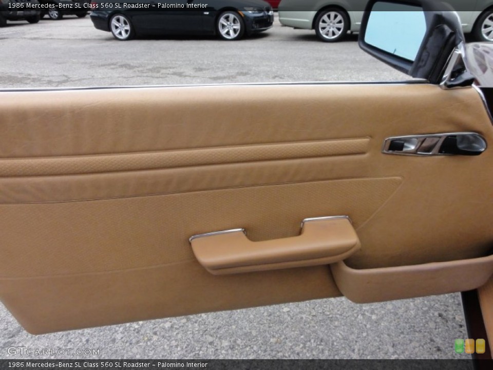 Palomino Interior Door Panel for the 1986 Mercedes-Benz SL Class 560 SL Roadster #56685055