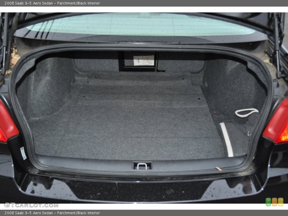 Parchment/Black Interior Trunk for the 2008 Saab 9-5 Aero Sedan #56685720