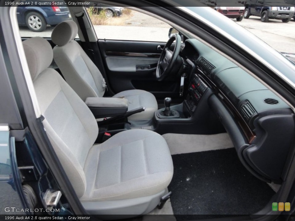 Gray Interior Photo for the 1996 Audi A4 2.8 quattro Sedan #56686307