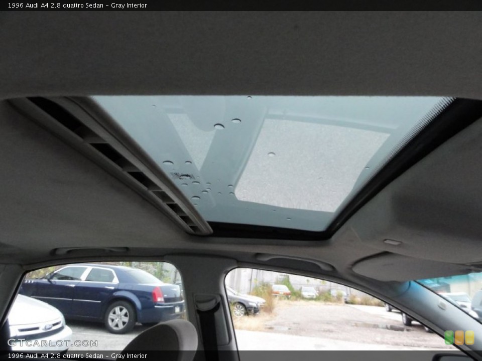 Gray Interior Sunroof for the 1996 Audi A4 2.8 quattro Sedan #56686325