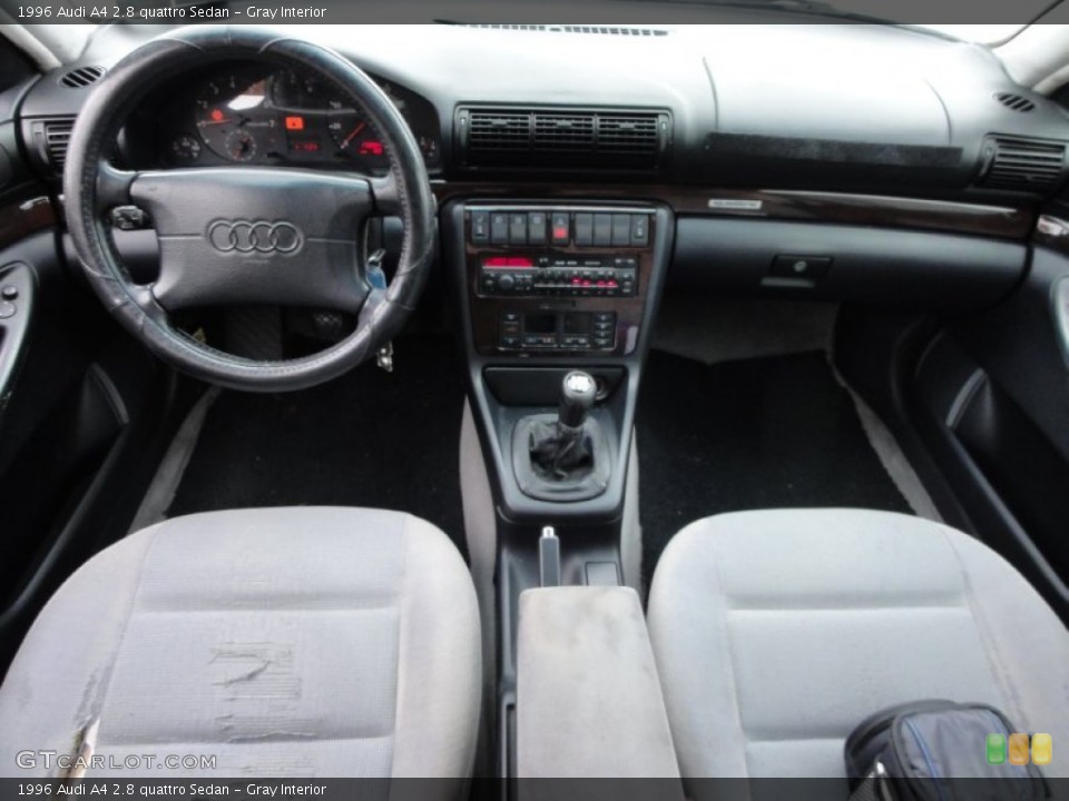 Gray Interior Dashboard for the 1996 Audi A4 2.8 quattro Sedan #56686391