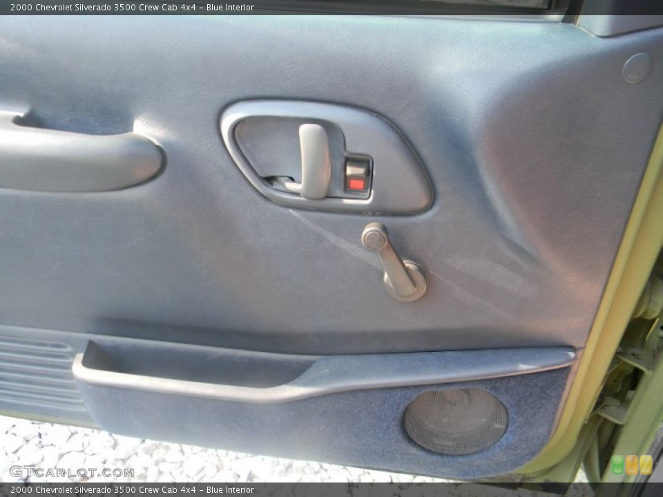 Blue Interior Door Panel for the 2000 Chevrolet Silverado 3500 Crew Cab 4x4 #56688773