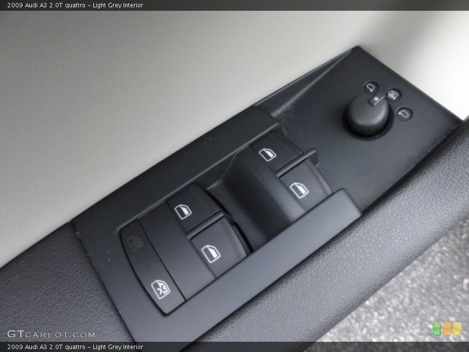 Light Grey Interior Controls for the 2009 Audi A3 2.0T quattro #56688908