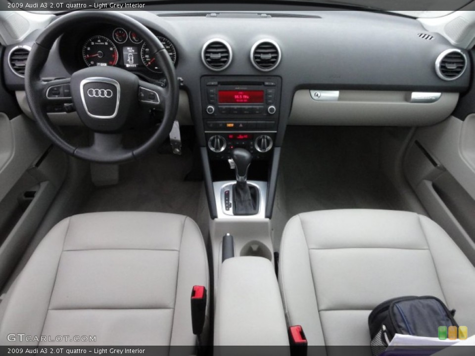 Light Grey Interior Dashboard for the 2009 Audi A3 2.0T quattro #56689007