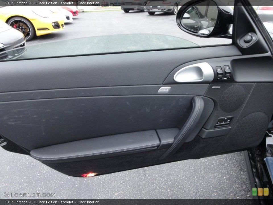 Black Interior Door Panel for the 2012 Porsche 911 Black Edition Cabriolet #56690605