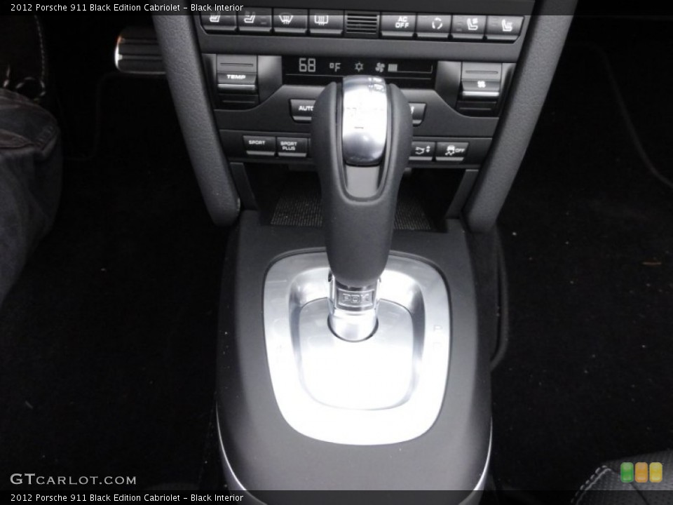 Black Interior Transmission for the 2012 Porsche 911 Black Edition Cabriolet #56690686