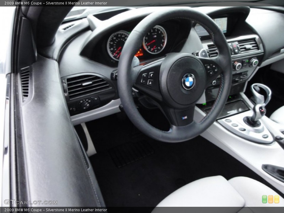 Silverstone II Merino Leather Interior Steering Wheel for the 2009 BMW M6 Coupe #56690797