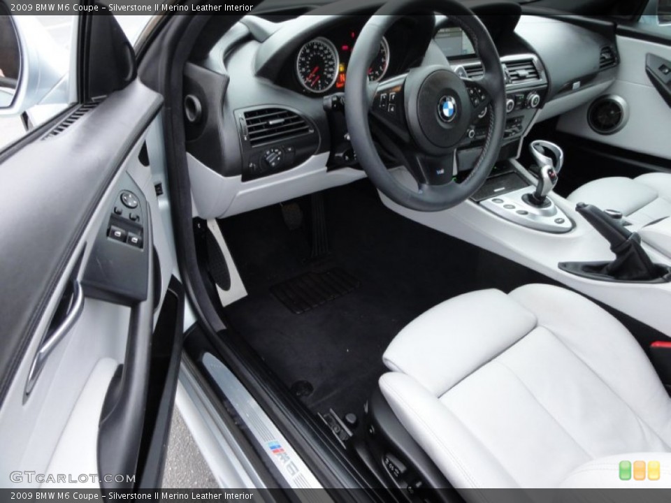 Silverstone II Merino Leather Interior Prime Interior for the 2009 BMW M6 Coupe #56690803