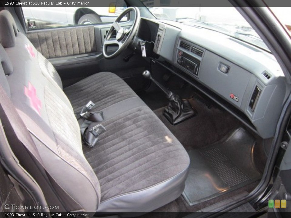 Gray Interior Photo for the 1993 Chevrolet S10 Regular Cab #56691080