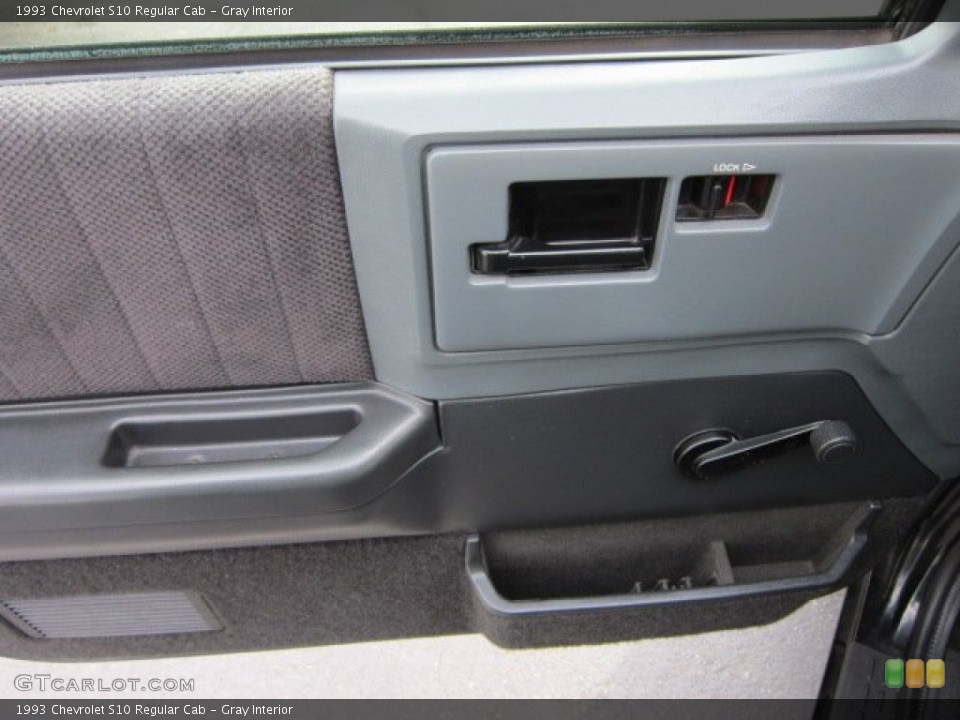Gray Interior Door Panel for the 1993 Chevrolet S10 Regular Cab #56691119