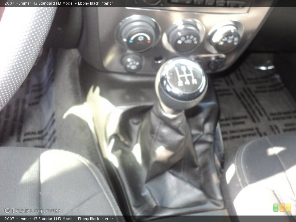Ebony Black Interior Transmission for the 2007 Hummer H3  #56694186